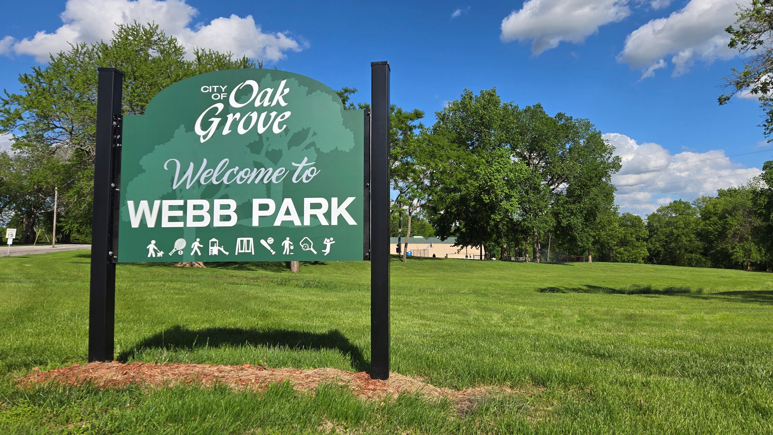 Webb Park Sign